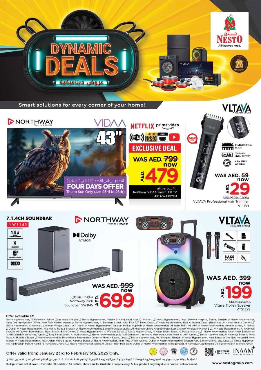 Dynamic Deals: Don't Miss Out on Amazing Offers! In Nesto Hypermarket Abu Dhabi