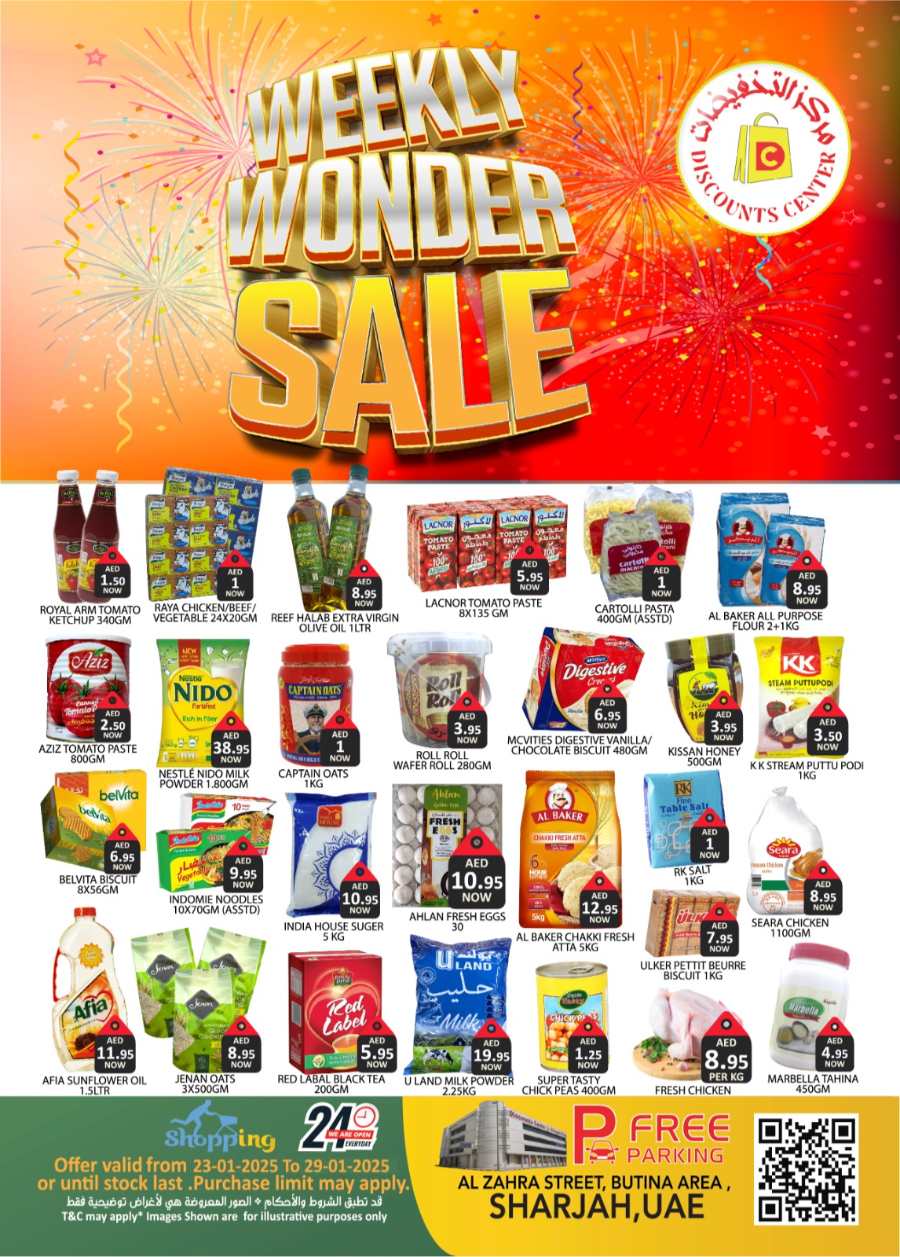 Weekly Wonder Sale In Saving Discounts Center Sharjah / Ajman