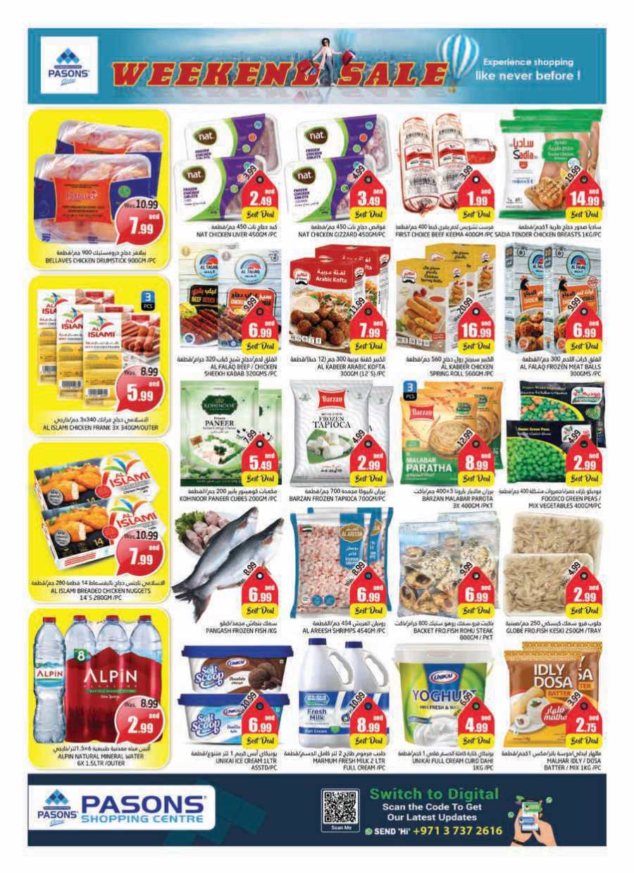 Weekend Sale: 40% Off Grocery & Household Essentials! In Pasons Al Ain