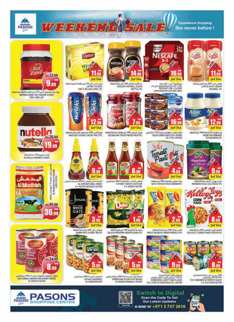 Weekend Sale: 40% Off Grocery & Household Essentials! In Pasons Al Ain