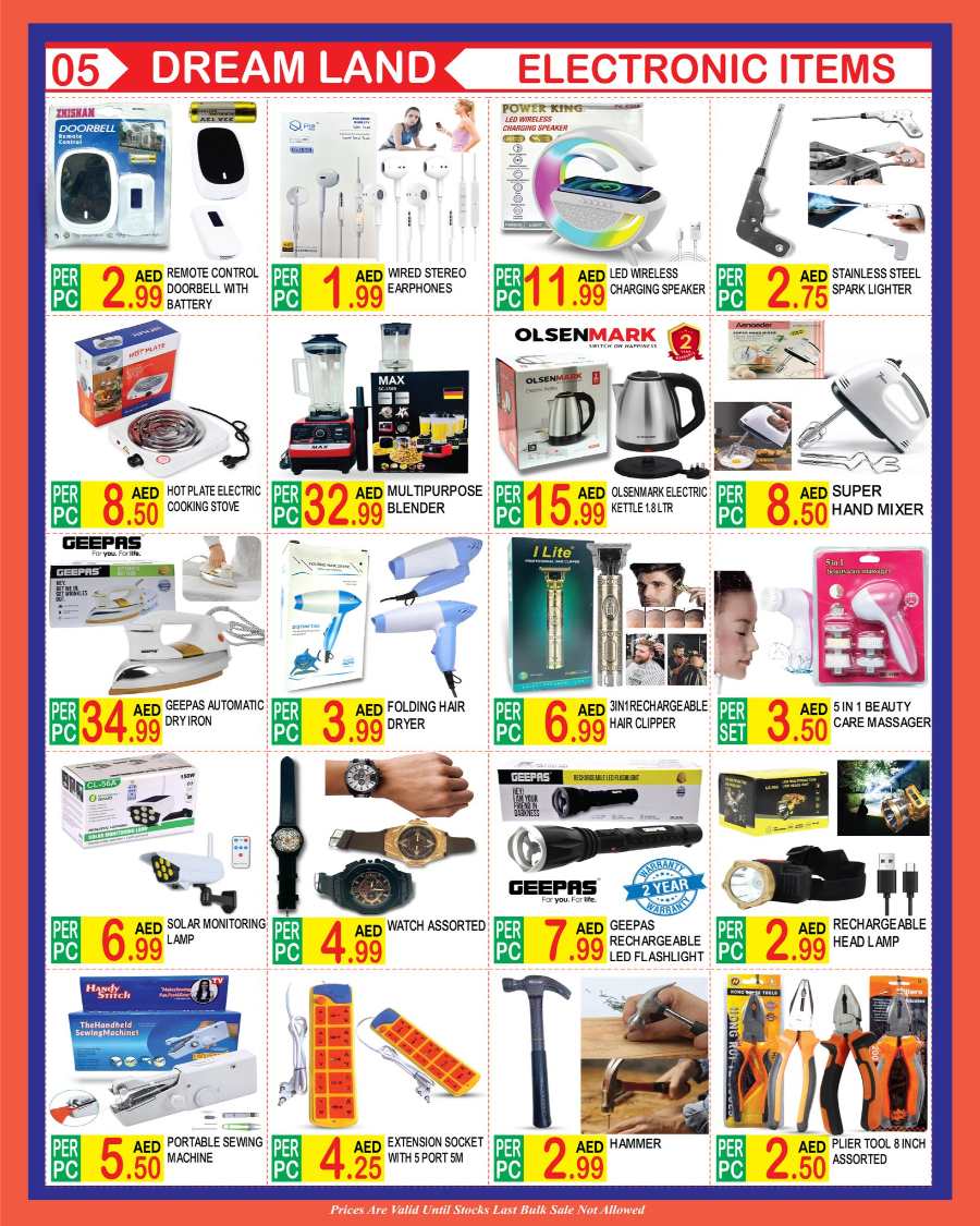 Crazy Discounts In Dream Land Center Dubai