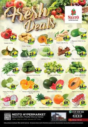 Fresh Deals! In Nesto Hypermarket Kannur