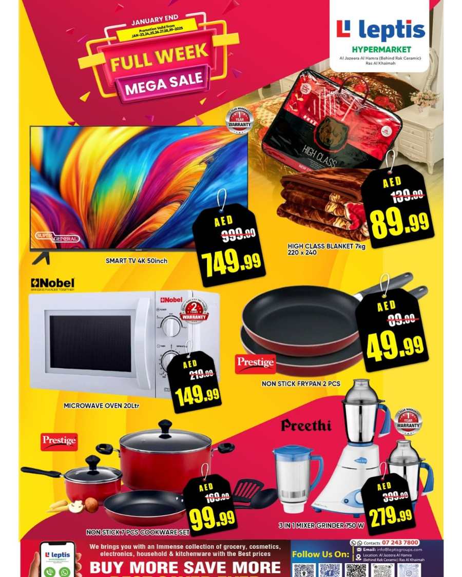 Full Week Mea Sale In Leptis Hypermarket Ras al Khaimah