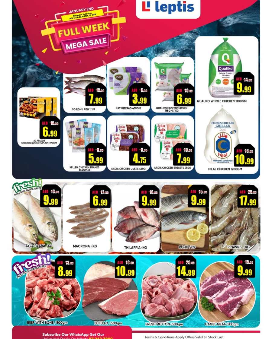 Full Week Mea Sale In Leptis Hypermarket Ras al Khaimah