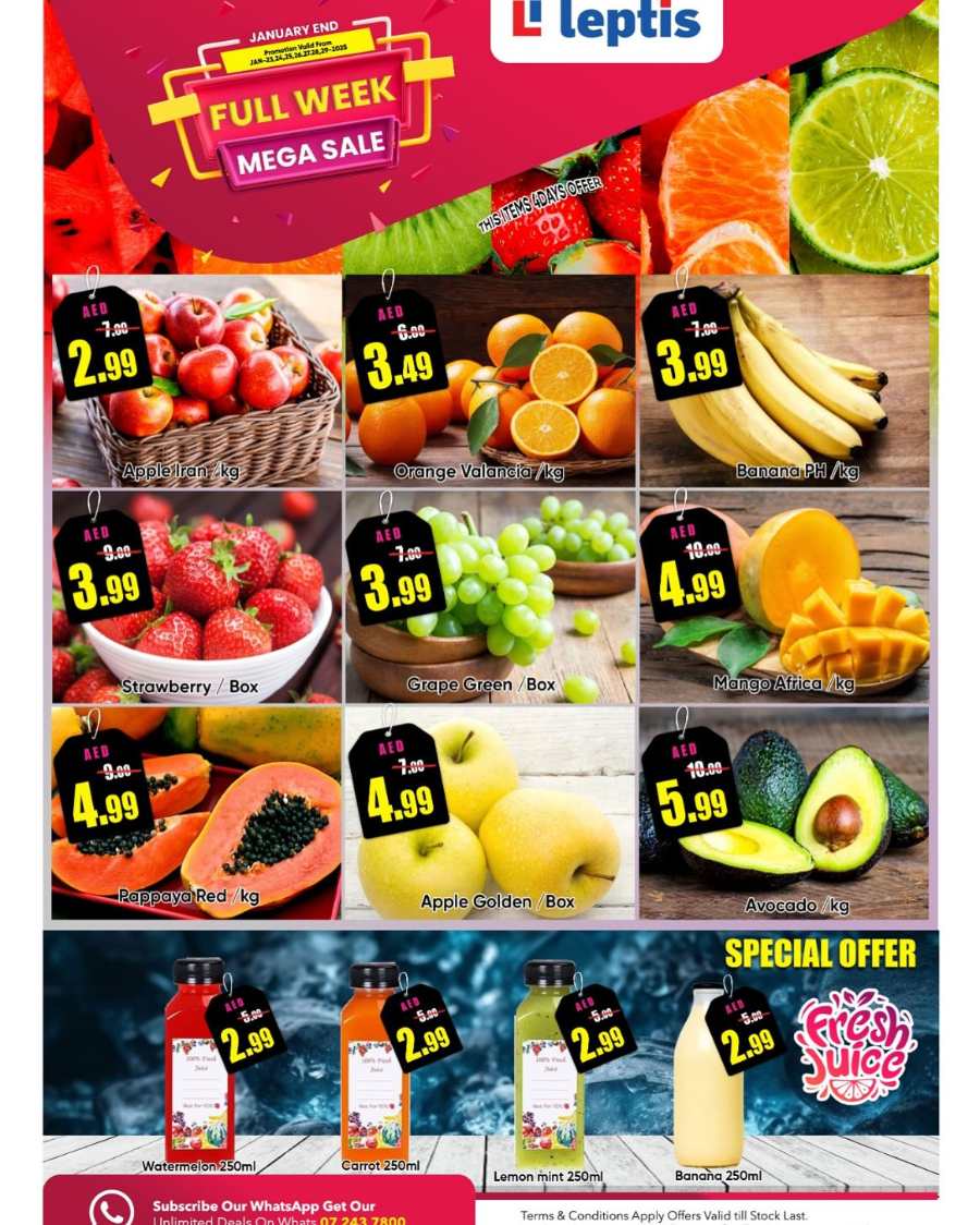 Full Week Mea Sale In Leptis Hypermarket Ras al Khaimah