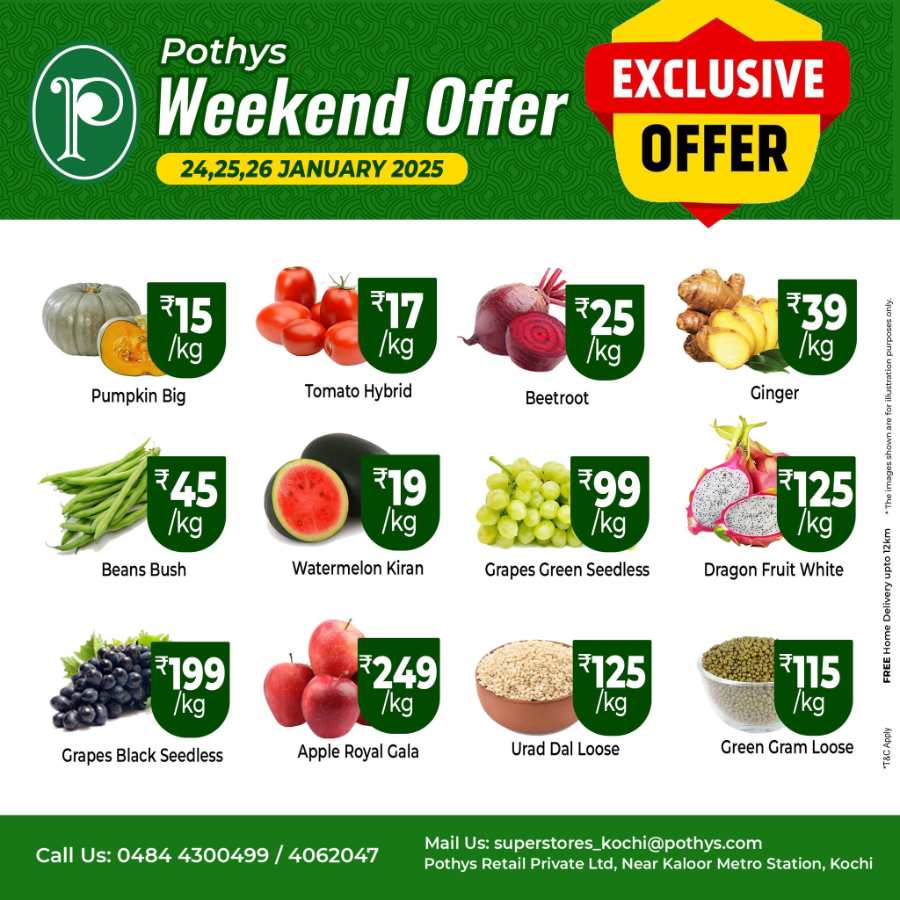 Weekly Offers! In Pothys Superstores Ernakulam