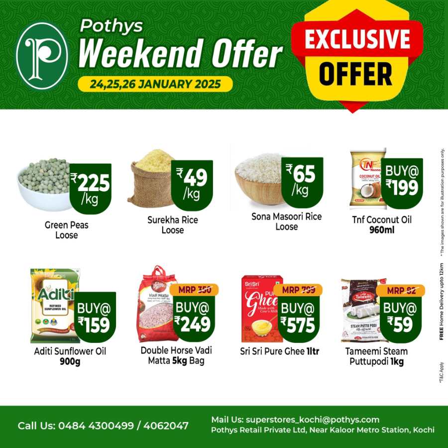 Weekly Offers! In Pothys Superstores Ernakulam