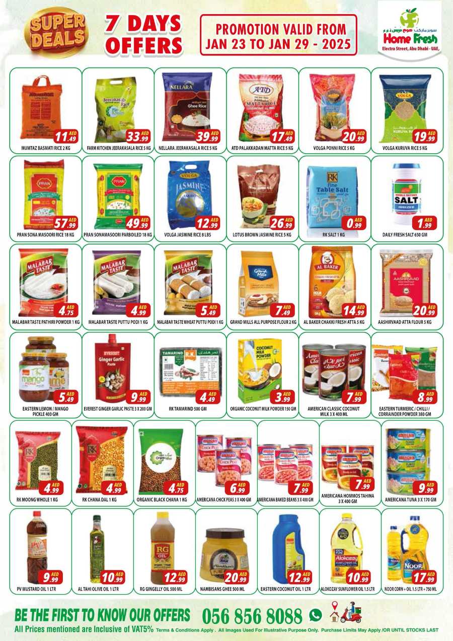 Super Deals In Home Fresh Abu Dhabi