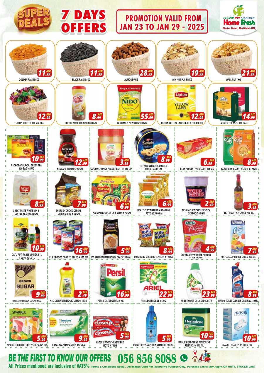 Super Deals In Home Fresh Abu Dhabi