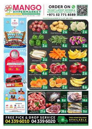 Weekly Offers! In Mango Hypermarket Dubai