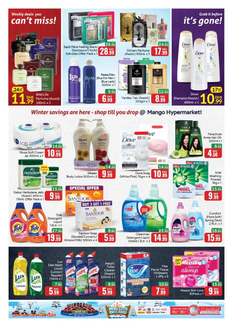 Weekly Offers! In Mango Hypermarket Dubai