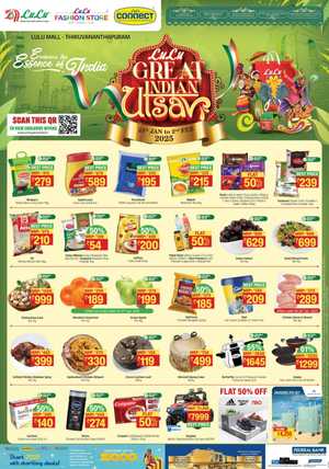 Great Indian Utsav Sale - Up to 60% Off In Lulu Hypermarket Trivandrum