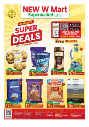 January Super Deals! In New W Mart Dubai