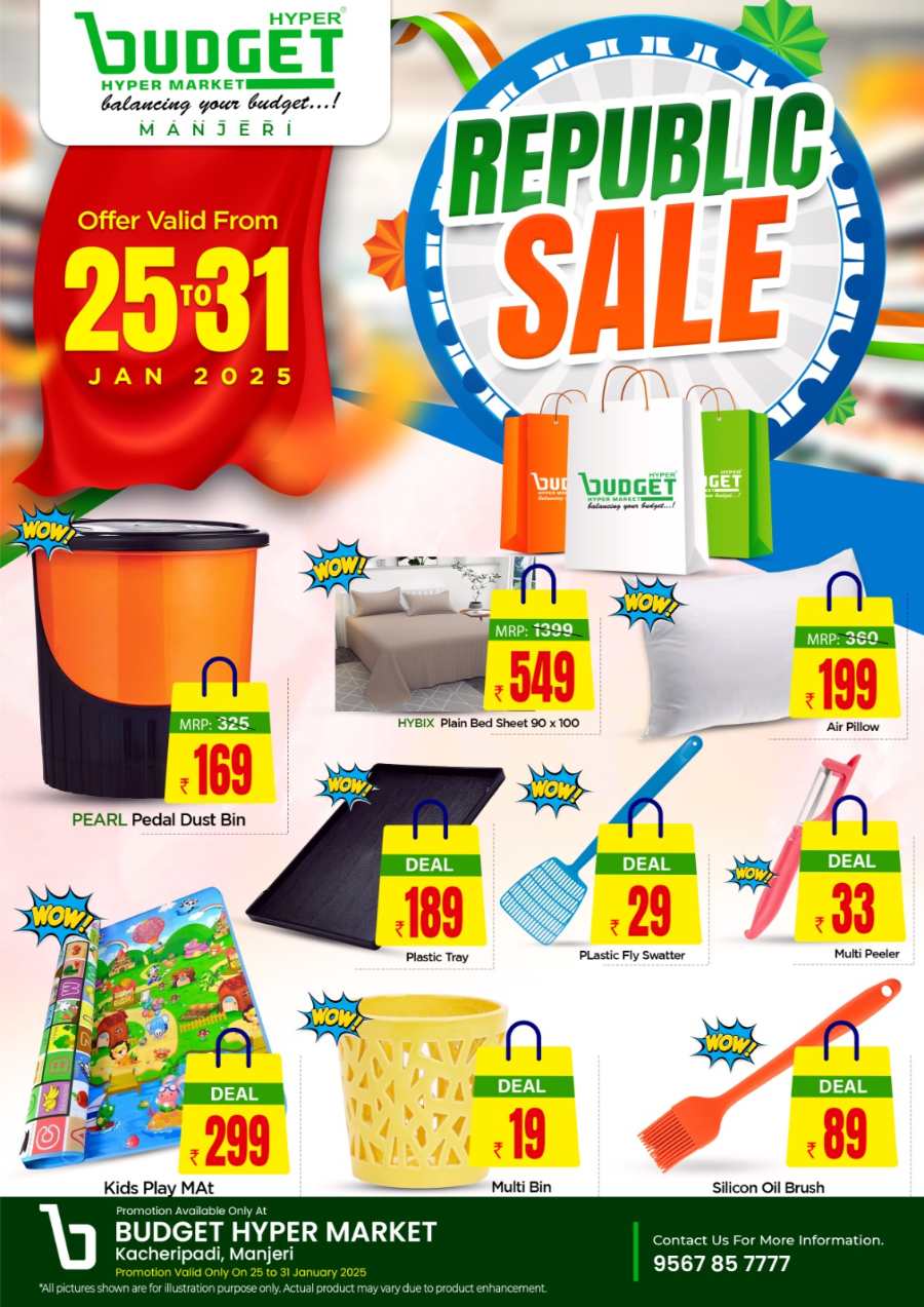 Republic Sale: Grab Up to 70% Off In Budget Hypermarket Malappuram