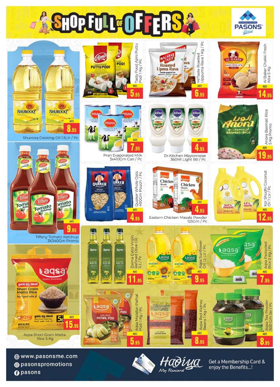 Shop full of Offers In Pasons Dubai