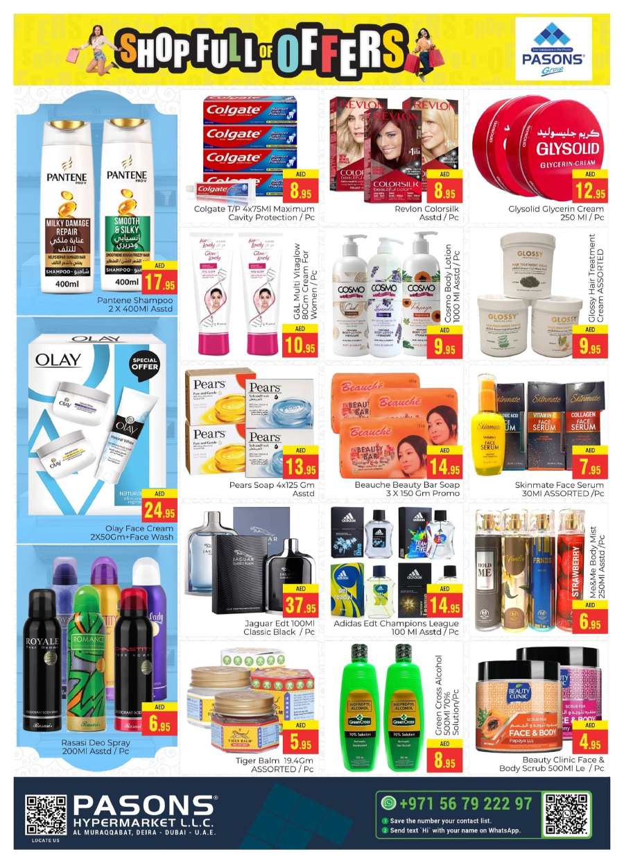 Shop full of Offers In Pasons Dubai