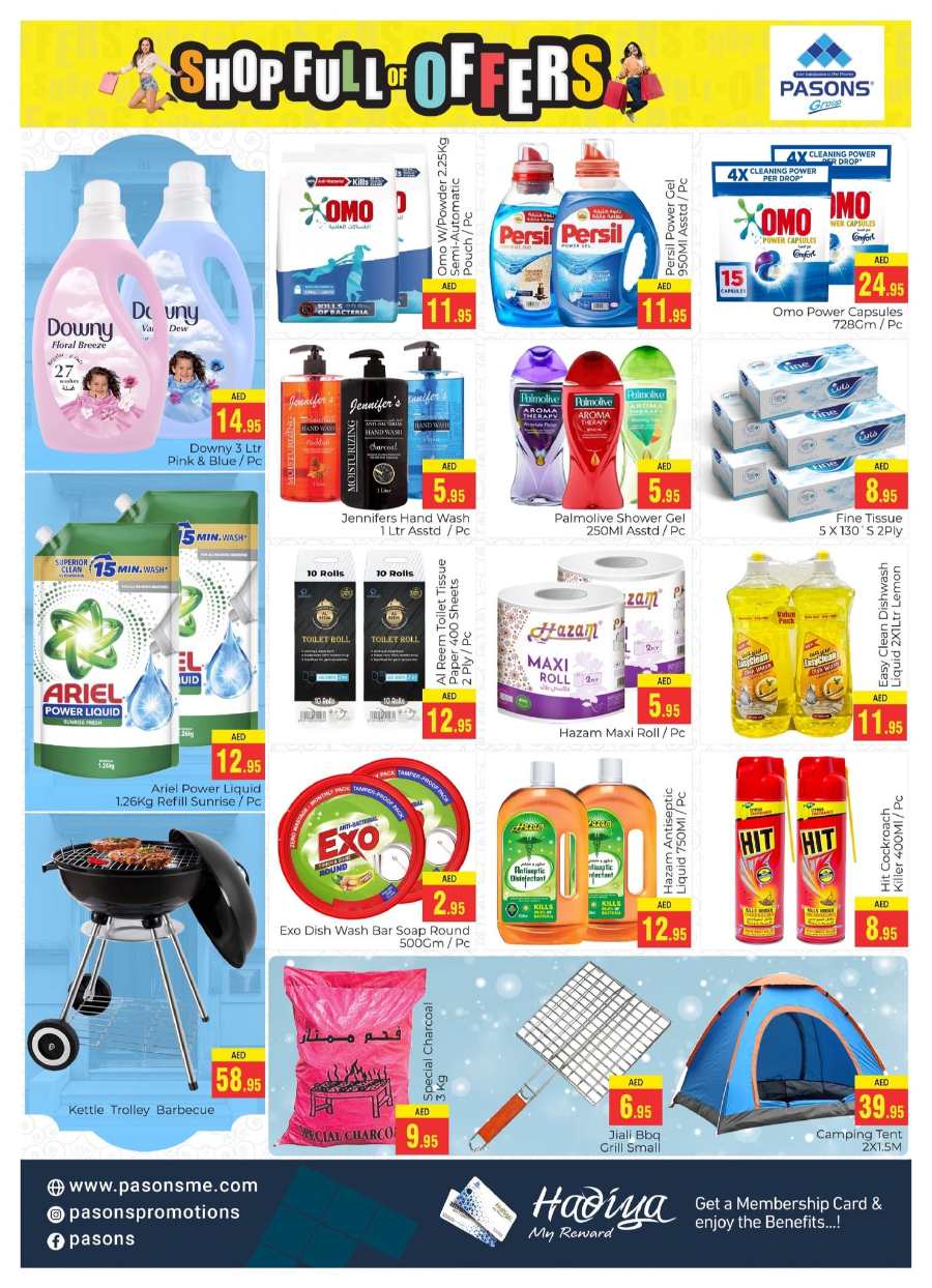 Shop full of Offers In Pasons Dubai