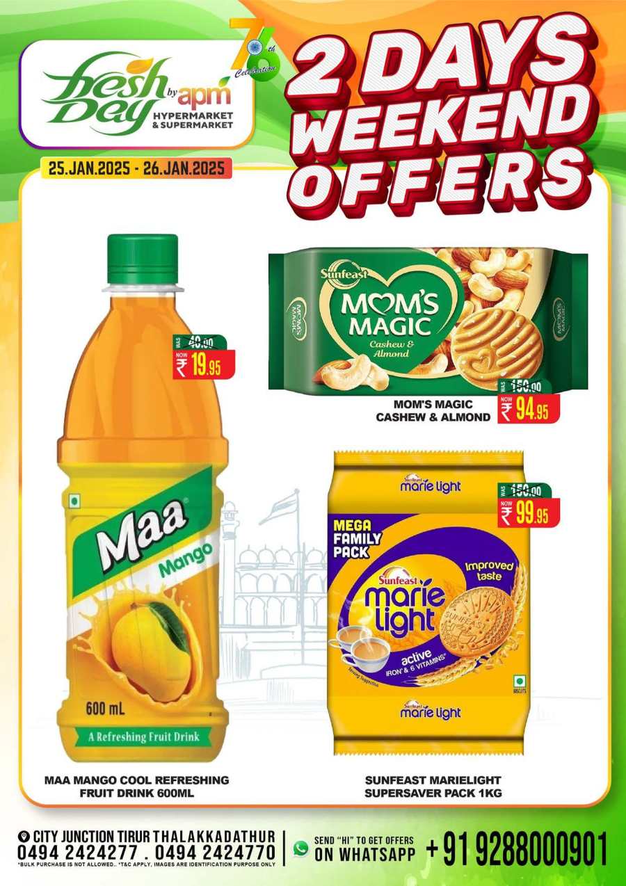 Republic Day Sale: Big Deals, Bigger Savings In Freshday Hypermarket Malappuram