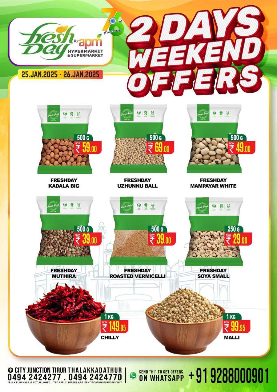 Republic Day Sale: Big Deals, Bigger Savings In Freshday Hypermarket Malappuram