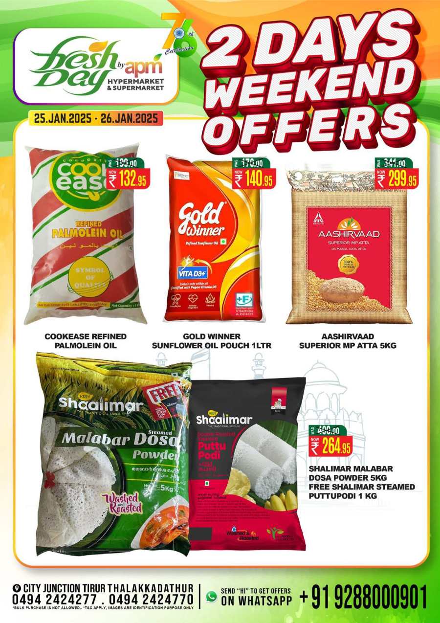 Republic Day Sale: Big Deals, Bigger Savings In Freshday Hypermarket Malappuram