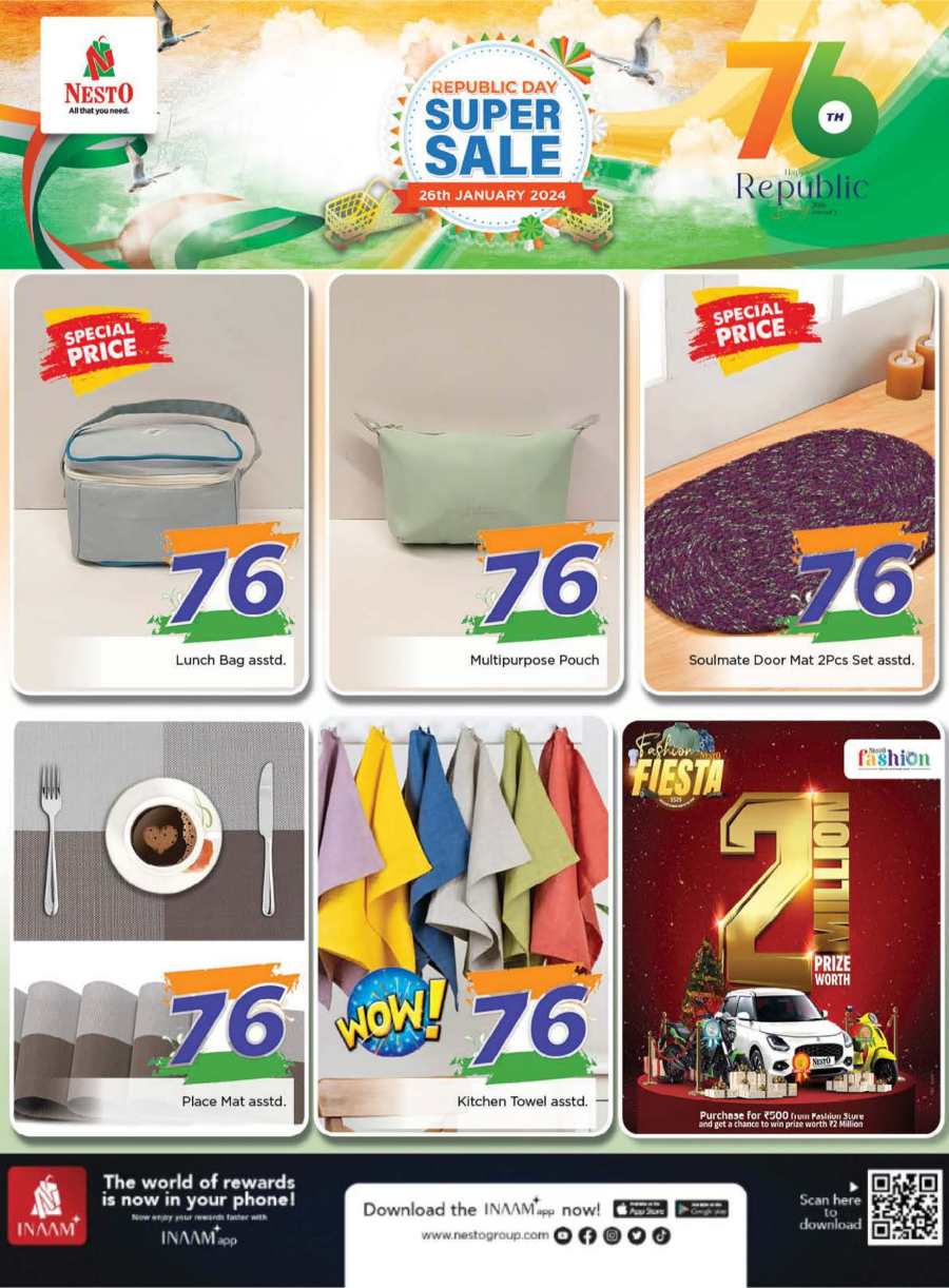 Republic Day Super Sale: Big Deals, Bigger Savings In Nesto Hypermarket Kannur