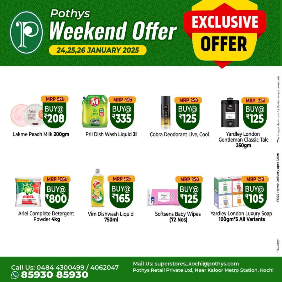 Weekly Offers! In Pothys Superstores Ernakulam