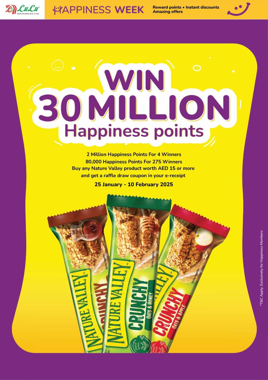 Happiness Week Offers! In Lulu Hypermarket Al Ain