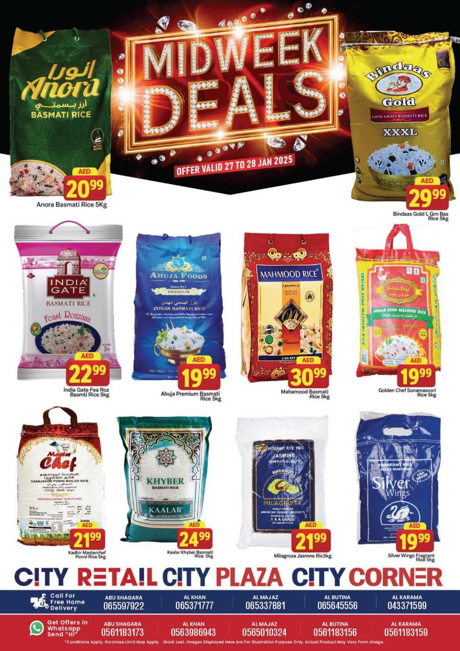 Mid Week Deals! In City Retail Dubai