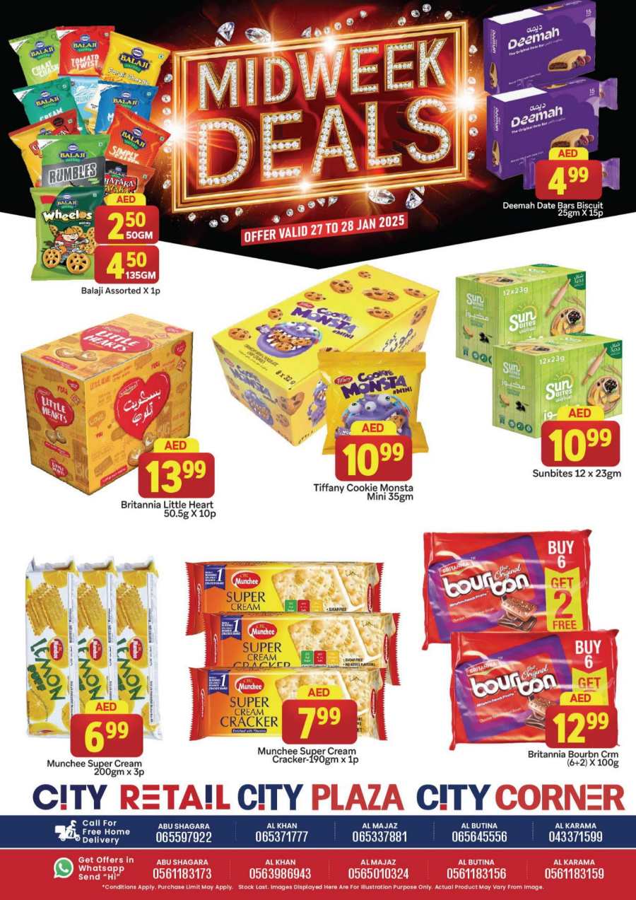 Mid Week Deals! In City Retail Dubai