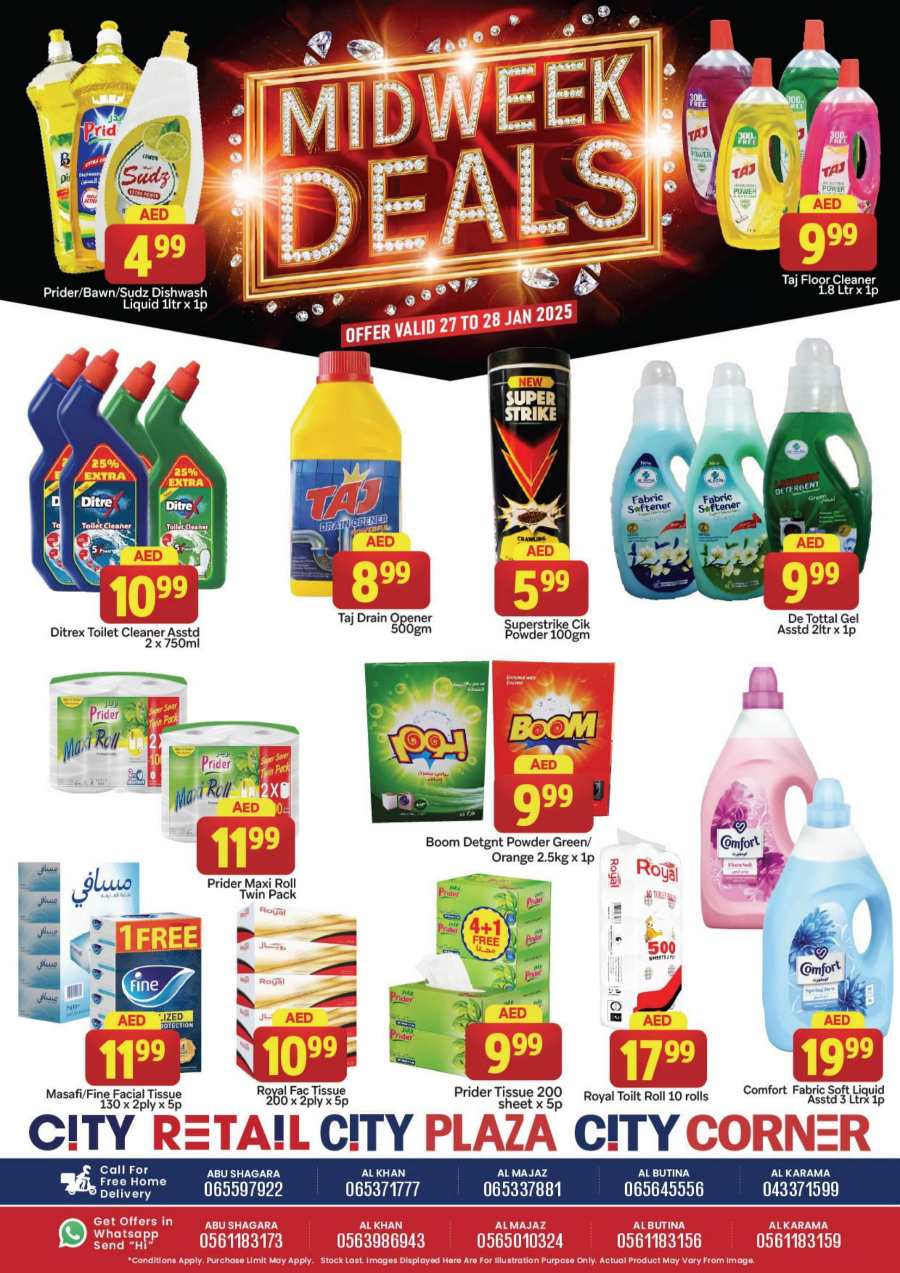 Mid Week Deals! In City Retail Dubai