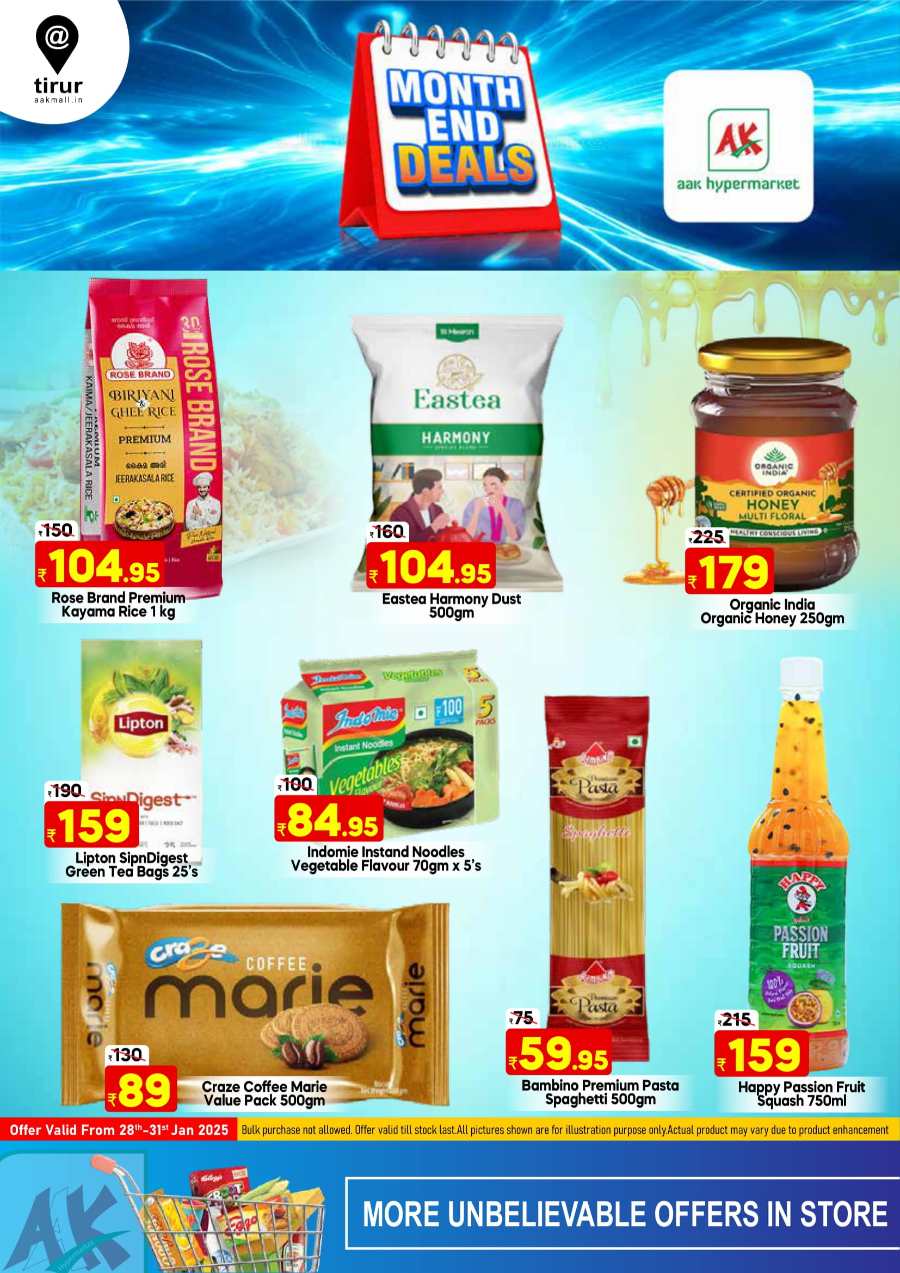 Tuesday Deals In AAK Hypermarket Malappuram