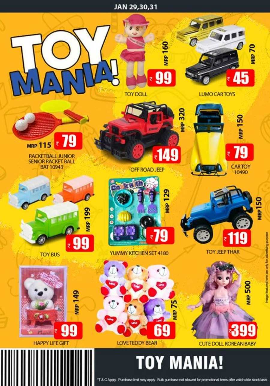 Toy Mania In Smile Hypermarket Kannur