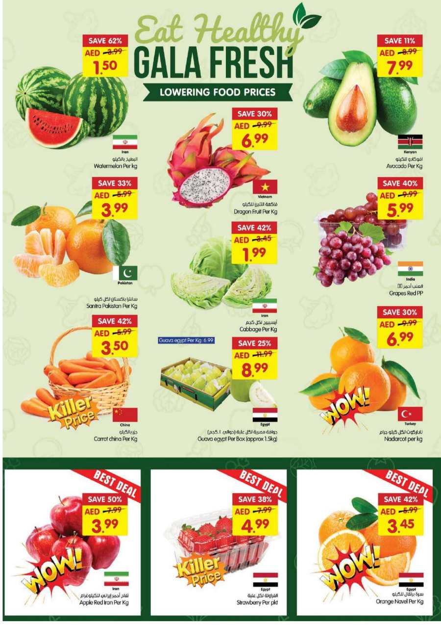 Lowest Price Deals! In Gala Supermarkets Dubai