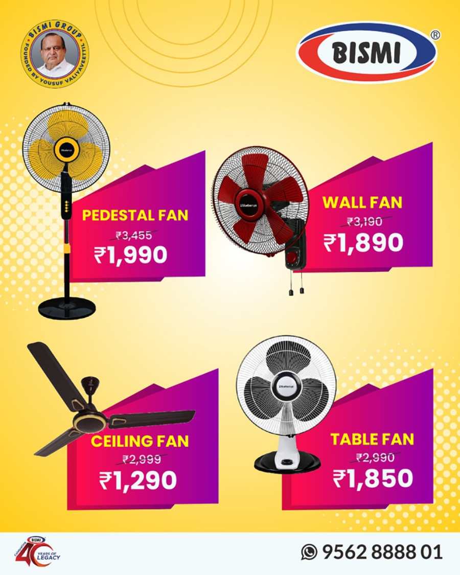 Fan Offer In Bismi Home Appliance Alappuzha