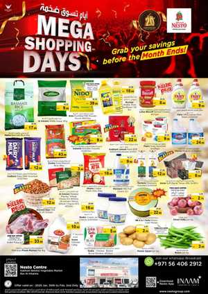 Mega Shopping Days In Nesto Hypermarket Ras al Khaimah