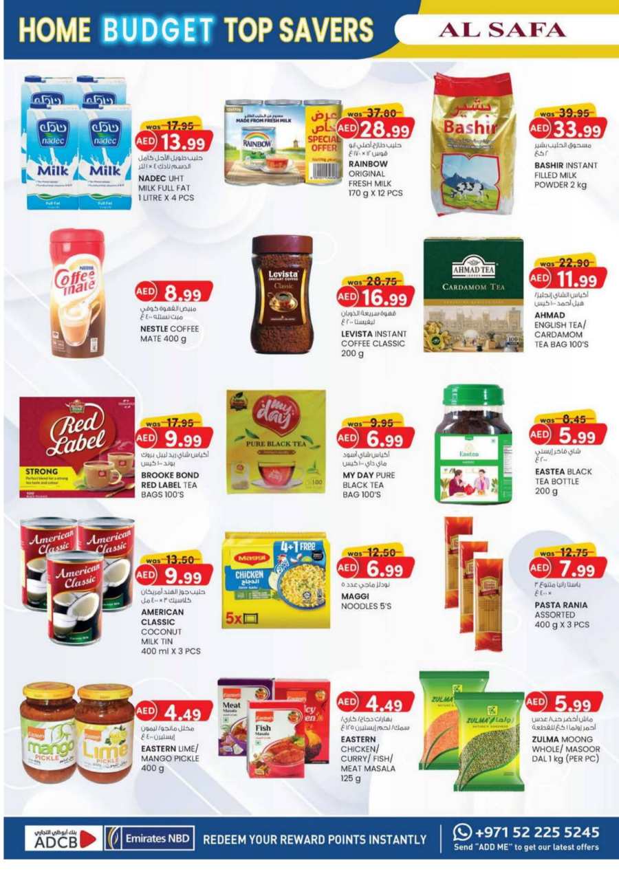 Home Budget Top Savers In SAFA Express Supermarket Al Ain