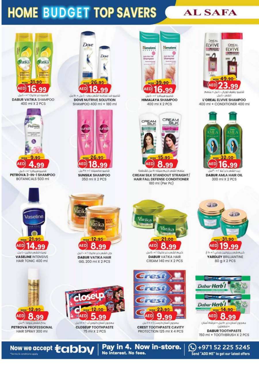 Home Budget Top Savers In SAFA Express Supermarket Al Ain