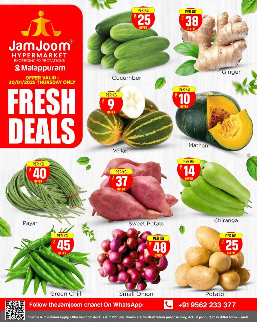 Fresh Deals In JamJoom Hypermarket Malappuram