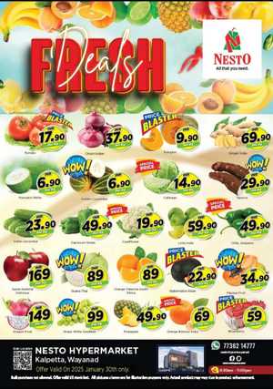 Fresh Deals In Nesto Hypermarket Wayanad