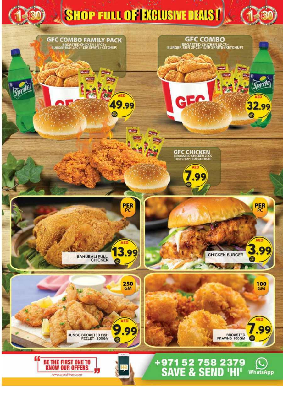 1-3 AED Deals - Shop full of exclusive deals! In Grand Hypermarket Dubai