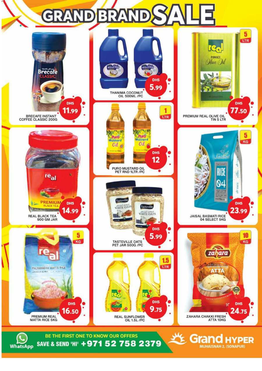 1-3 AED Deals - Shop full of exclusive deals! In Grand Hypermarket Dubai