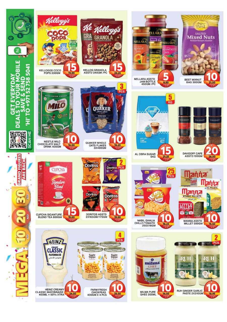 Mega 10,20,30 AED Offers In Grand Hypermarket Dubai