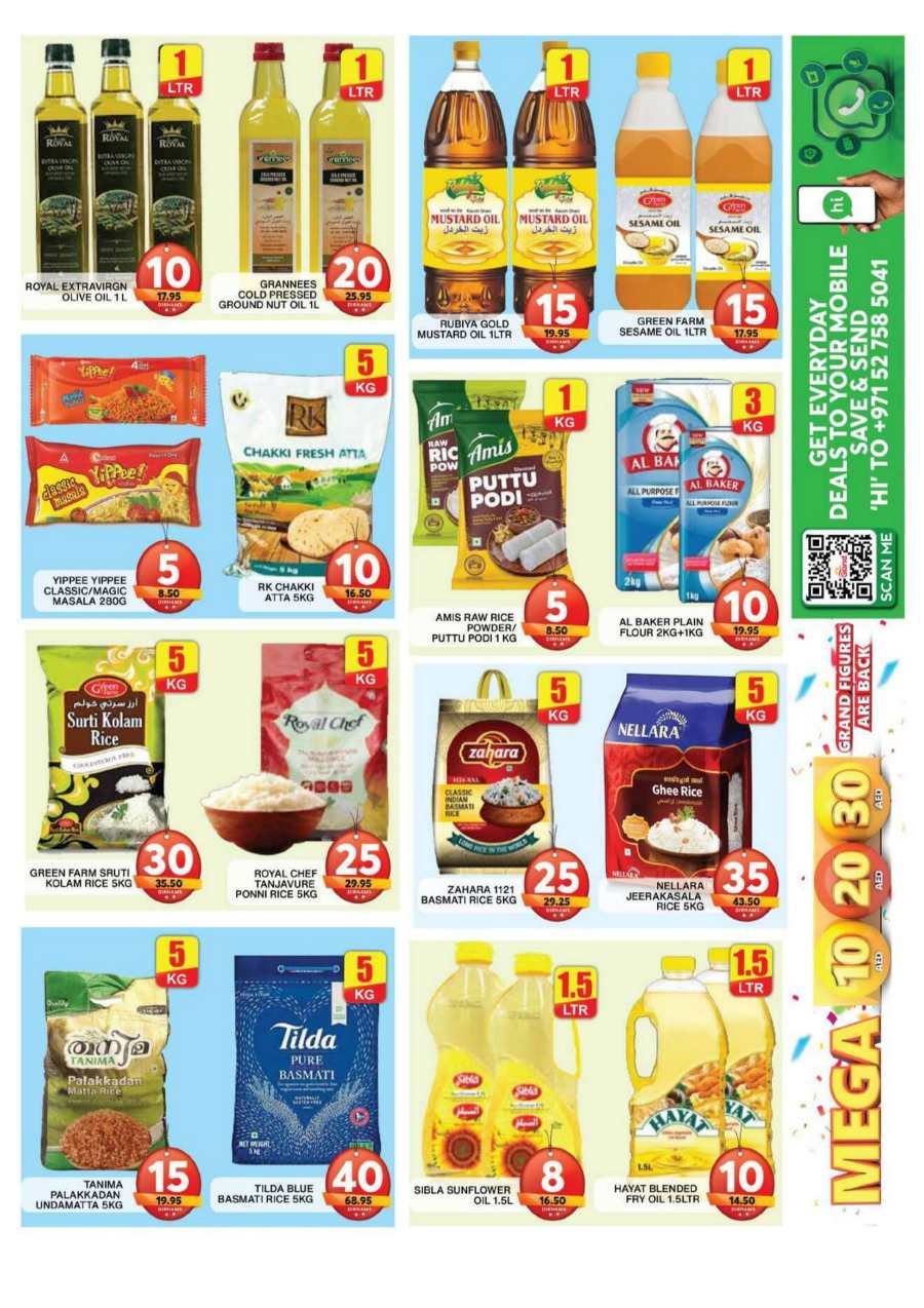 Mega 10,20,30 AED Offers In Grand Hypermarket Dubai