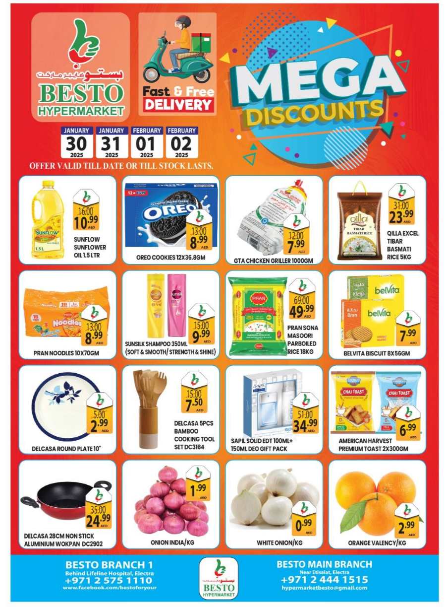 Mega Discount Sale! In Besto Hypermarket Abu Dhabi