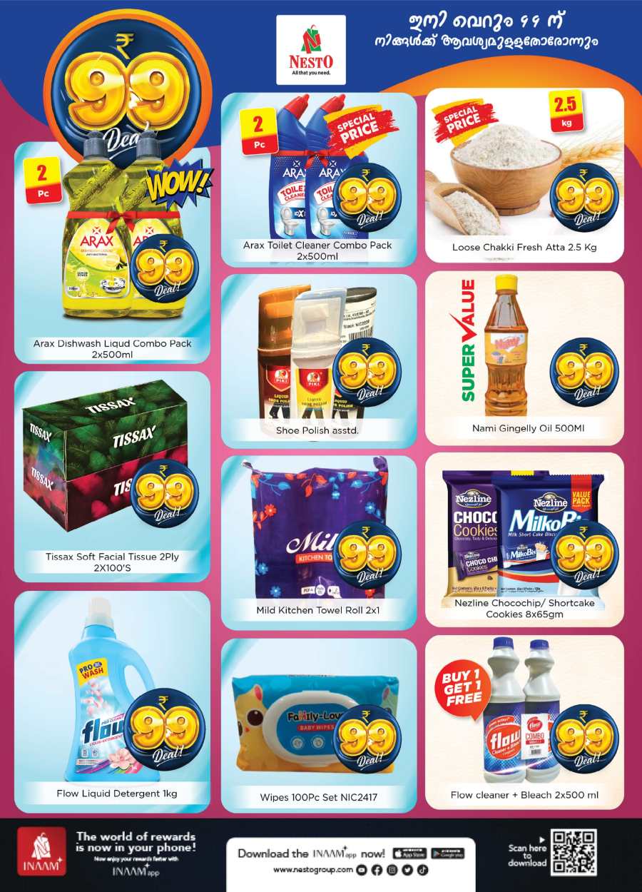 ₹99 Deals: Exclusive Offers on Grocery, Food, Electronics & More In Nesto Easy Palakkad