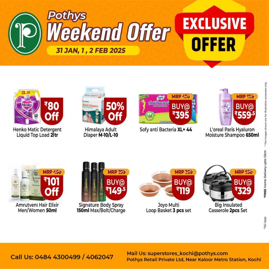 Weekend Offer In Pothys Superstores Ernakulam