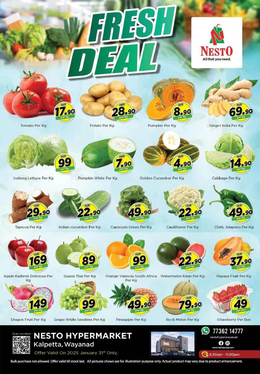 Fresh Deals! In Nesto Hypermarket Wayanad