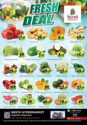 Fresh Deals! In Nesto Hypermarket Wayanad