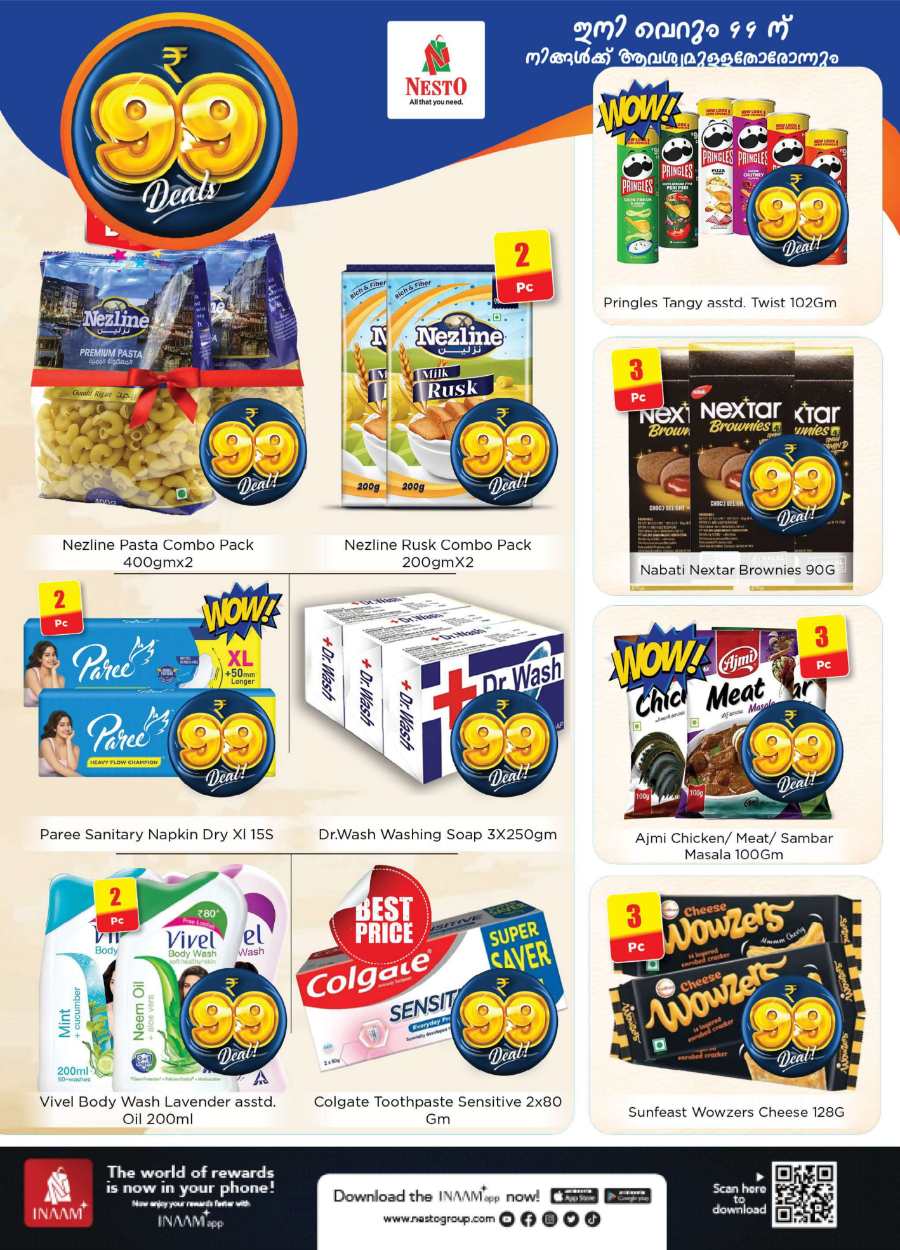 ₹99 Deals: Unbeatable Offers on Groceries, Food & Electronics In Nesto Hypermarket Wayanad