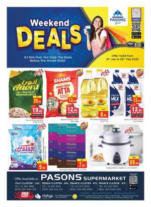 Weekend Deals In Pasons Dubai